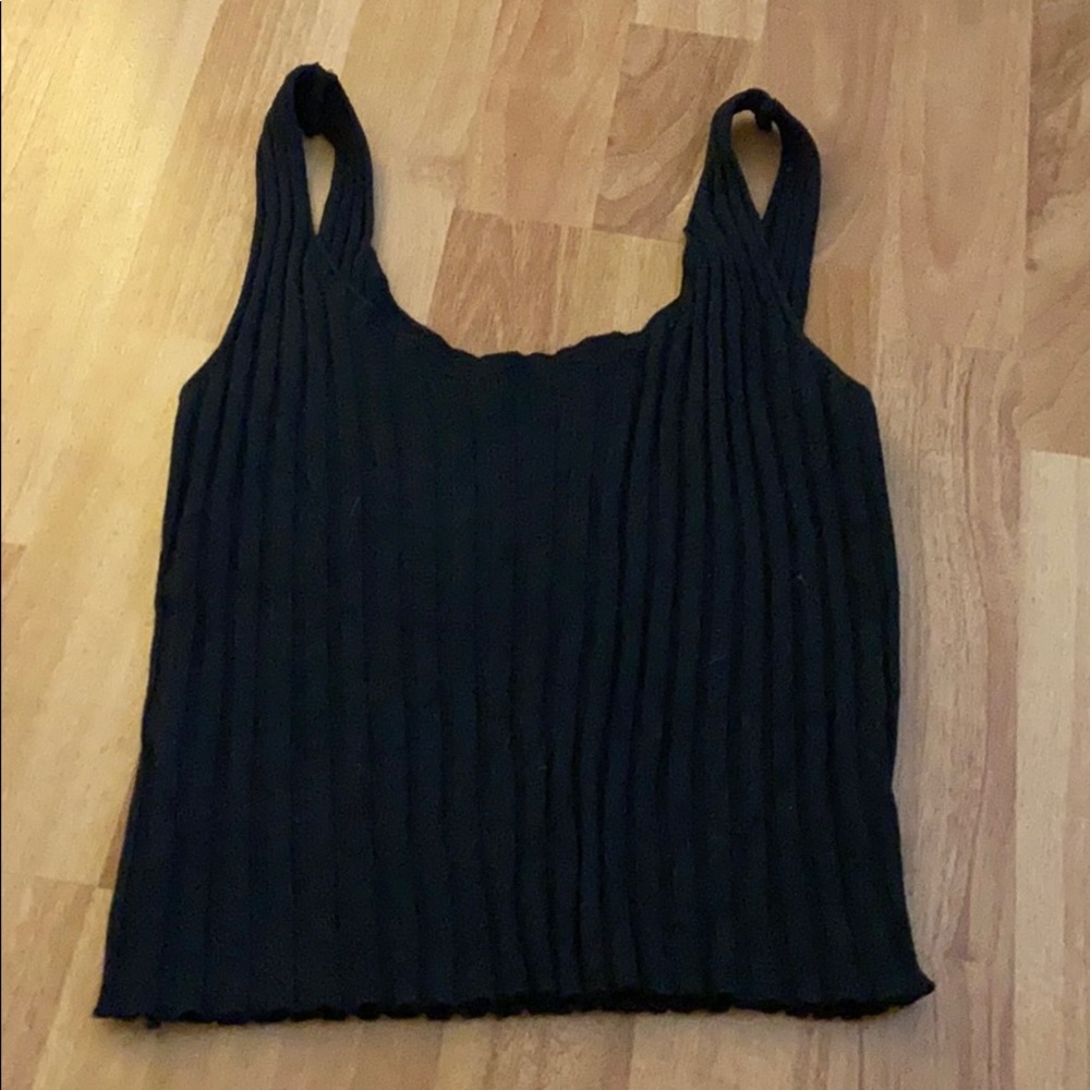 black tank top